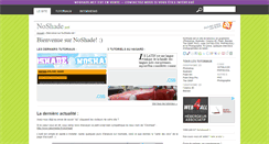 Desktop Screenshot of noshade.net